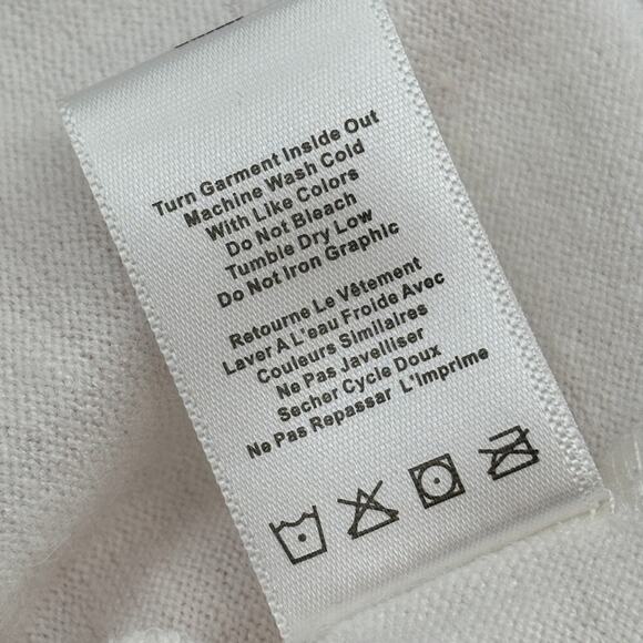 Spiritual Gangster White Crew Neck Rainbow Savasana Pullover Sweater - Picture 11 of 11